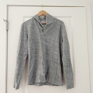 Marine Layer Woodside Shawl Collar Sweater Terry Tencel